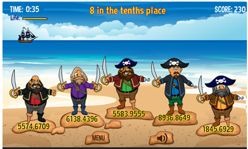 decimal place value